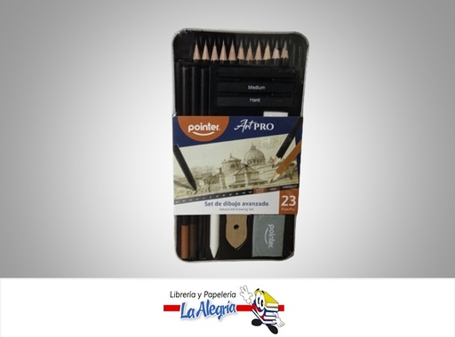 [7453038423052] SET DE DIBUJO AVANZADO ARTPRO SKS2275 23 PIEZAS MARCA POINTER