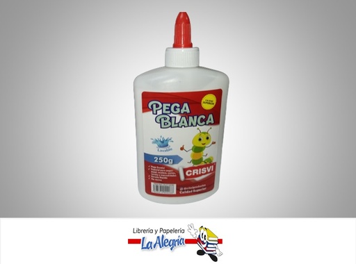[7598874000088] PEGA LIQUIDA BLANCA 250 G MARCA CRISVI