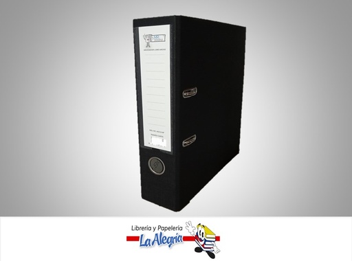 [6928551102391] ARCHIVADOR LOMO ANCHO CARTA NEGRA MARCA MR. BOBINA