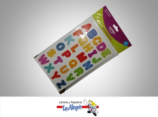 [7453038415927] LETRAS MAGNETICAS ANC2261L 26 PZAS MARCA POINTER