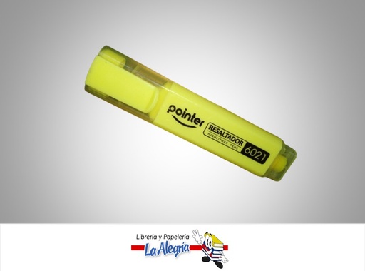 [FP6021AM] RESALTADOR FLOURECENTE 6021 AMARILLO MARCA POINTER