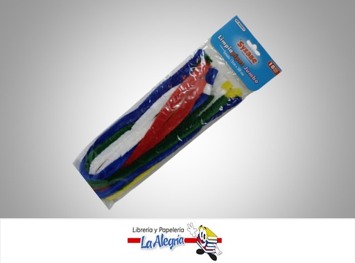 [7591213019505] CHENIL JUMBO 8422012 15MMX500MM MULTICOLORES PAQ 10 UND MARCA SYSABE