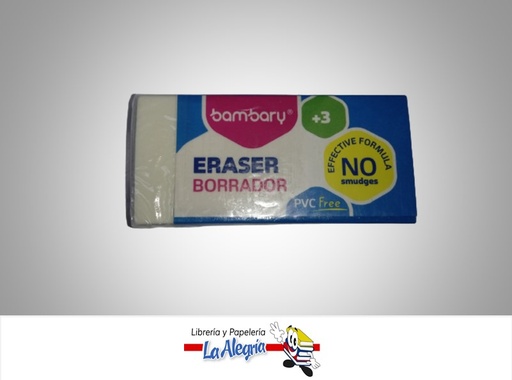 [7453086116975] BORRADOR 230-7005/000 5.4 CM BLANCO MARCA BAMBARY