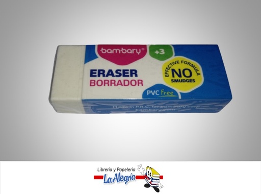 [7453086116982] BORRADOR 230-7005/001 6.5 CM BLANCO MARCA BAMBARY