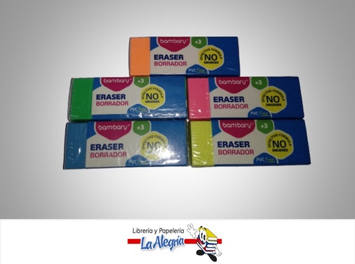 [7453086117019] BORRADOR 5.4 CM 230-7010/000 COLORES MARCA BAMBARY