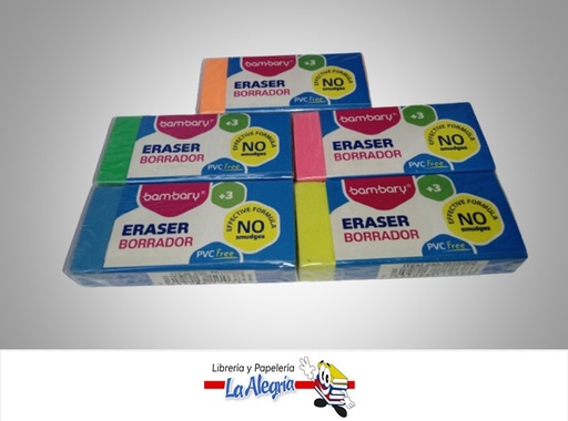 [7453086110386] BORRADOR 230-7010/002 6.5 CM COLORES MARCA BAMBARY