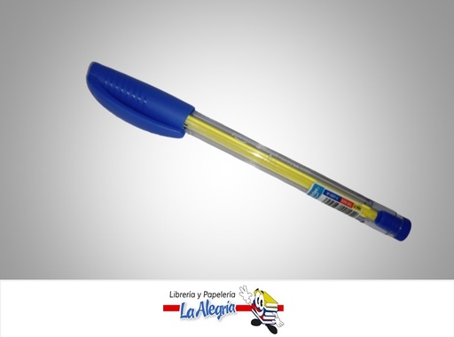 [7453038421454] BOLIGRAFO SEMIGEL ULTRA SUAVE BP6007A 0.7 MM AZUL UND MARCA POINTER