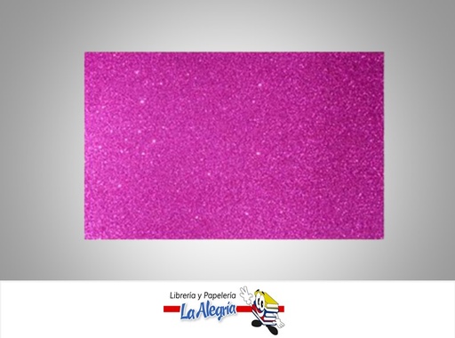[FEC50X70031] FOAMI ESCARCHADO  50X70CM MAGENTA UND MARCA S/M