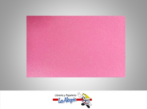 [FEC50X70062] FOAMI ESCARCHADO 50X70CM ROSA CLARO UND MARCA S/M
