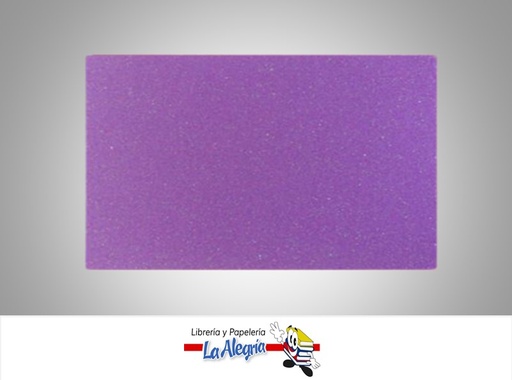 [FEC50X70008] FOAMI ESCARCHADO 50X70CM MORADO UND MARCA S/M