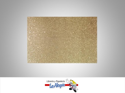 [FEC50X70020] FOAMI ESCARCHADO 50X70CM DORADO OSCURO UND MARCA S/M