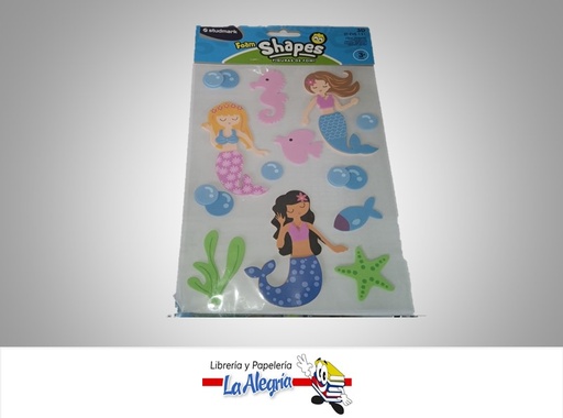[7453015150797] FIGURA FOAMI SIRENA STEVS131; 13 PZA MARCA STUDMARK