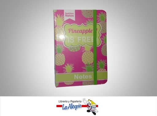 [6937522560863] LIBRETA DE NOTA CON LIGA NA696086 9X14CM MARCA S/M