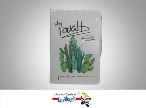 [6937522504645] LIBRETA DE NOTA CON BROCHE NC64K004 9.5X14.5CM MARCA INNER MOTIVATION