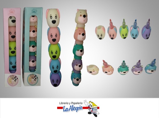 [6936859889562] RESALTADOR ANIMAL KINGDOM MD 098 5 COLORES MARCA ONE METER SUNSHINE