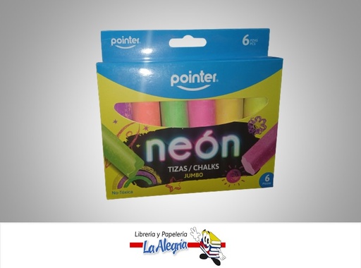 [7453010084400] TIZA JUMBO CHK22112 NEON 6 COLORES MARCA POINTER