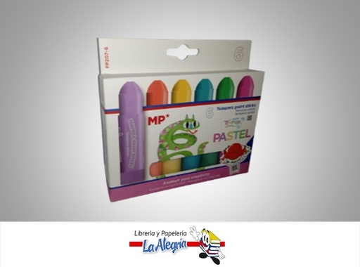[8435250903702] TEMPERA SOLIDA PP207-6 6 COLORES MARCA MP