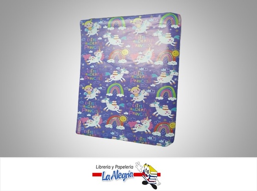 [1478374] PAPEL DE REGALO 48X68 CM UNICORNIO UND MARCA PRIMAVERA