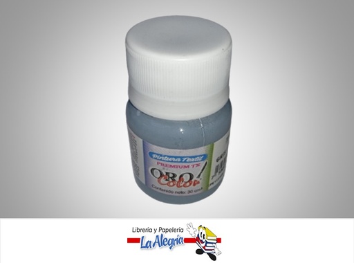 [7590015036109] PINTURA PARA TELA TX368 30CC GRIS ELEFANTE MARCA ORO COLOR