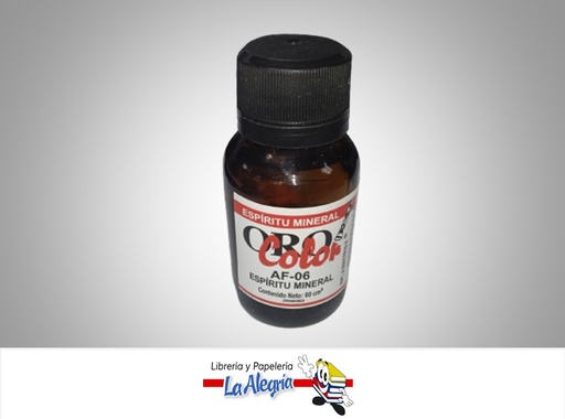 [7590015000155] ESPIRITU MINERAL (TREMENTINA) 60CC MARCA ORO COLOR