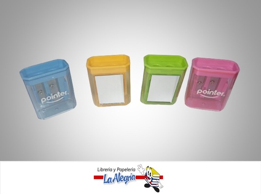 [7453038456487] SACAPUNTA DOBLE CON DEPOSITO SH1807 CON ESPEJO MARCA POINTER