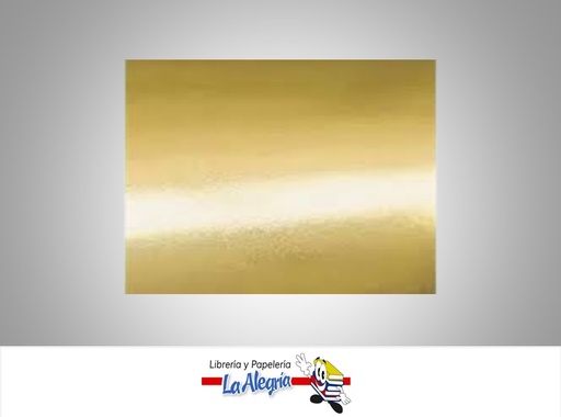 [PN261] CARTULINA METALIZADA 50X70CM DORADA UND MARCA MP