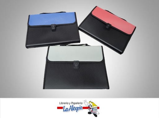 [7450008858944] ARCHIVADOR PLASTICO SINFONIA TEXTURIZADO 7807241818 TIPO MALETIN 12 SEPARADORES CARTA  MARCA MERLETTO