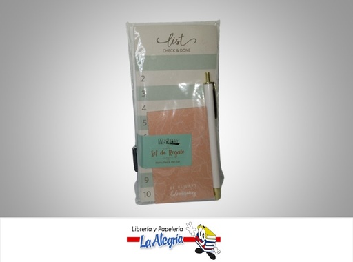 [7450112686389] SET DE OFICINA REGALO 7808513019; 3 PZA  MARCA MERLETTO
