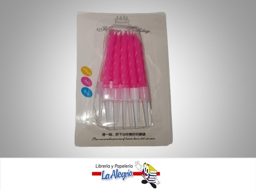 [VELABRILLAPE] VELA PEQUEÑA BRILLANTE VB-10; 7.5CM PAQ 10 UND MARCA S/M