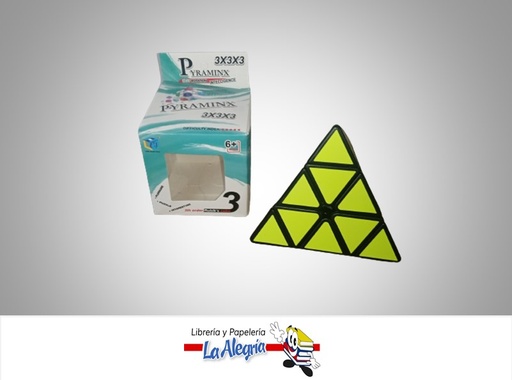 [LH018B] CUBO MAGICO RUBIKS TRIANGULO 3X3X3CM MARCA S/M