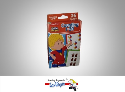 [805219218334] CARTAS MEMORIA INGLES COUNTING LITTLE PEOPLE 36 CARTAS MARCA FISHER-PRICE1