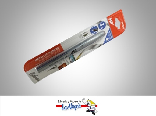 [8435250983674] MARCADOR METALIZADO PE180P 2.0 MM PLATA UND MARCA MP