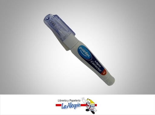 [7453078538440] CORRECTOR LIQUIDO AS400; 4ML TIPO LAPIZ MARCA POINTER