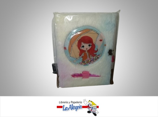 [7453038418485] LIBRETA PELUCHE CON BOLIGRAFO NB22150 MARCA POINTER