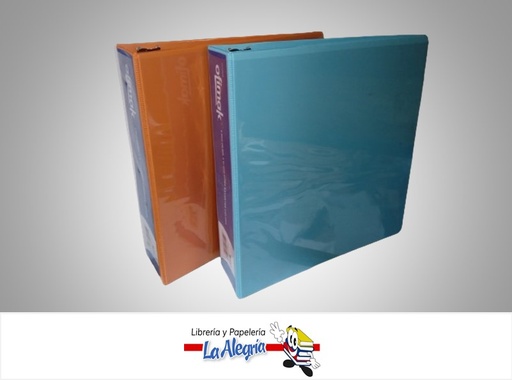 [638126960146] CARPETA 3 AROS 2" COLORES NEON MARCA OFIMAK