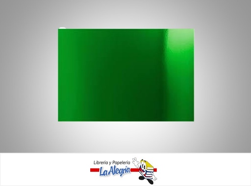 [CONTACG066] PAPEL CONTAC METALIZADO VERDE POR METRO MARCA S/M