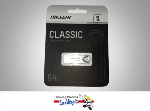 [6974202726829] PENDRIVE USB 64GB 3.0 MARCA HIKVISION