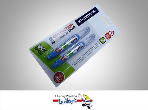 [7453015156973] CORRECTOR LIQUIDO 3299 4ML PAQ 2 UND MARCA STUDMARK