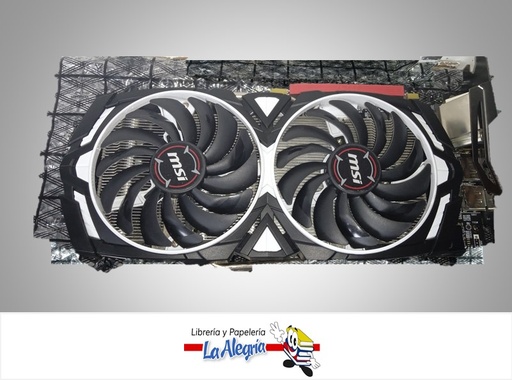 [602'V341'379ST1909001646] TARJETA DE VIDEO GRAPHICS CARD RX 580 8GB ARMOR X MARCA MSI