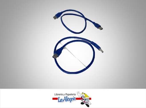 [CABLEUSB3.0] CABLE USB 3.0 AZUL MARCA S/M