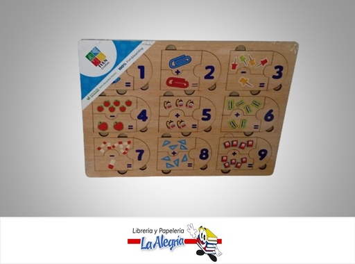 [684659945297] JUEGO DIDACTICO SUMA Y RESTA COG001428 MADERA MARCA FUUN