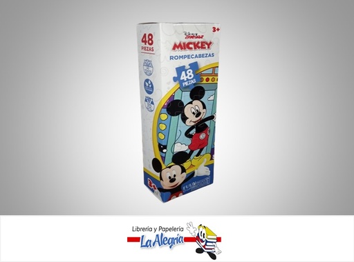 [683828624438] ROMPECABEZA RECTANGULAR MICKEY MOUSE 48 PZA MARCA FUUN
