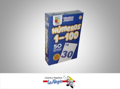 [630902089638] NUMEROS 1-100 PRIMEROS JUEGOS COG0014779; 50 PZA MARCA FUUN