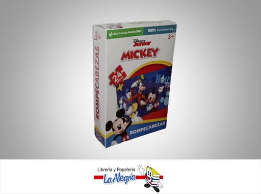 [684659942036] ROMPECABEZAS MICKEY 30X14CM 24 PZA MARCA FUUN