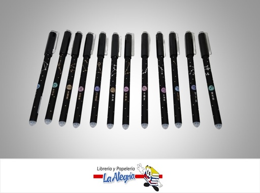 [6953571235064] BOLIGRAFO ZODIACO GEL BORRABLE 0.5MM UND MARCA S/M