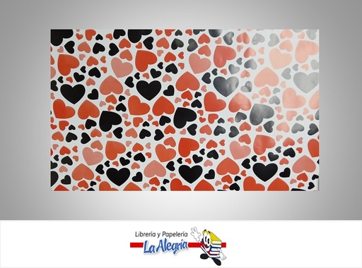 [PAREAMOA] PAPEL DE REGALO AMORE TIPO A 50X70CM UND MARCA PRESTO PACK