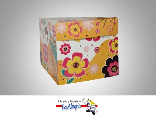 [RO1FITASV] CAJA DE REGALO ROMA N°1 AMORE SIN VISOR TIPO D 19X21X21 CM FIORE MARCA PRESTO PACK