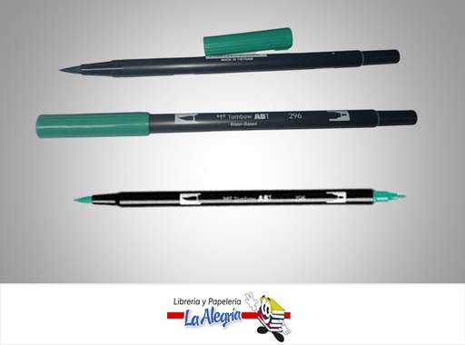 [4901991901443] MARCADOR DOBLE PUNTA ABT 296 LIBRE DE ACIDO UND VERDE CLARO UND MARCA TOMBOW