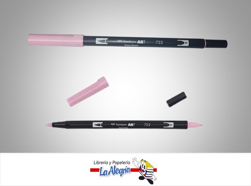 [4901991901900] MARCADOR DOBLE PUNTA ABT 723 LIBRE DE ACIDO ROSADO UND MARCA TOMBOW