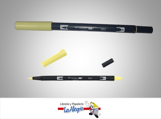[4901991901177] MARCADOR DOBLE PUNTA ABT 062 LIBRE DE ACIDO AMARILLO PALIDO UND MARCA TOMBOW